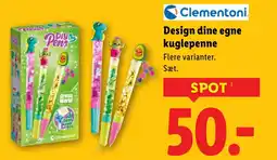 Lidl Clementoni Design dine egne kuglepenne tilbud
