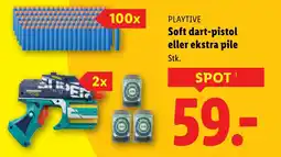 Lidl PLAYTIVE Soft dart-pistol eller ekstra pile tilbud