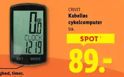 Lidl CRIVIT Kabelløs cykelcomputer tilbud