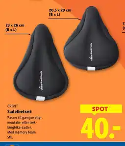 Lidl CRIVIT Sadelbetræk tilbud