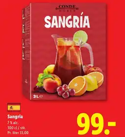 Lidl Sangria tilbud