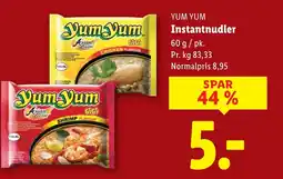 Lidl YUM YUM Instantnudler tilbud