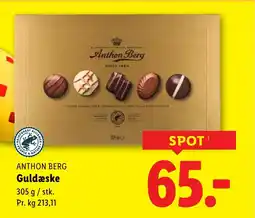 Lidl ANTHON BERG Guldæske tilbud