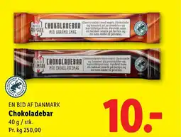 Lidl EN BID AF DANMARK Chokoladebar tilbud