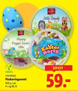 Lidl FAVORINA Påskevingummi tilbud