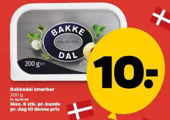 Netto Bakkedal smørbar tilbud