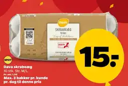 Netto Dava skrabeæg tilbud