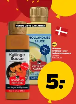 Netto Jensens kyllinge- eller hollandaisesauce tilbud