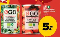 Netto ØGO økologiske hakkede tomater tilbud