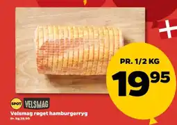 Netto Velsmag røget hamburgerryg tilbud