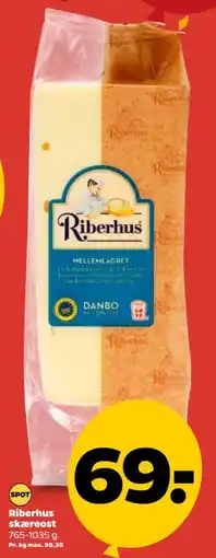Netto Riberhus skæreost tilbud