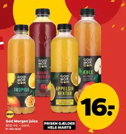 Netto God Morgen juice tilbud