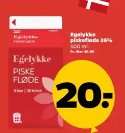 Netto Egelykke piskefløde 36% tilbud
