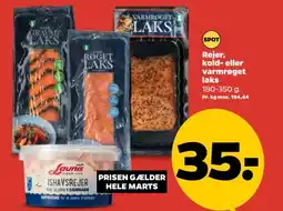 Netto Rejer, kold- eller varmrøget laks tilbud