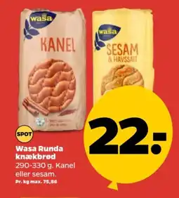 Netto Wasa Runda knækbrød tilbud