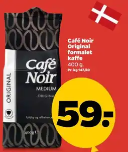 Netto Café Noir Original formalet kaffe tilbud