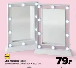 Netto LED makeup-spejl tilbud