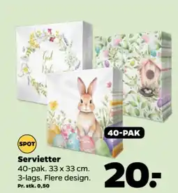 Netto Servietter tilbud