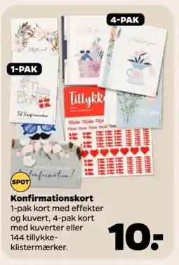 Netto Konfirmationskort tilbud