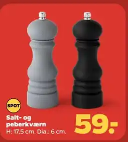 Netto Salt- og peberkværn tilbud