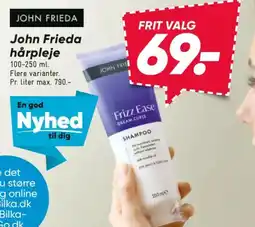 Bilka John Frieda hårpleje tilbud