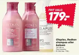 Bilka Olaplex, Redken shampoo eller balsam tilbud