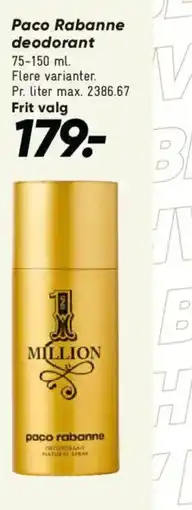 Bilka Paco Rabanne deodorant tilbud