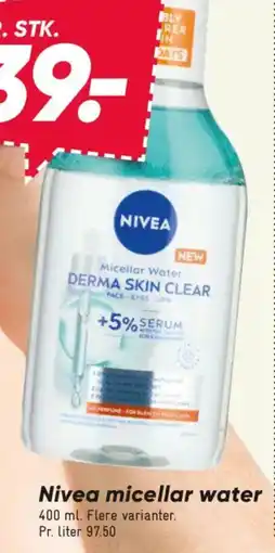 Bilka Nivea micellar water tilbud