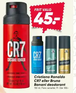 Bilka Cristiano Ronaldo CR7 eller Bruno Banani deodorant tilbud
