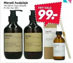 Bilka Meraki hudpleje tilbud