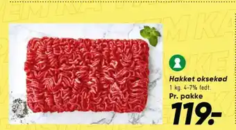 Bilka Hakket oksekød tilbud