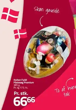 Fleggaard Hulten Fyldt Påskeæg Premium tilbud
