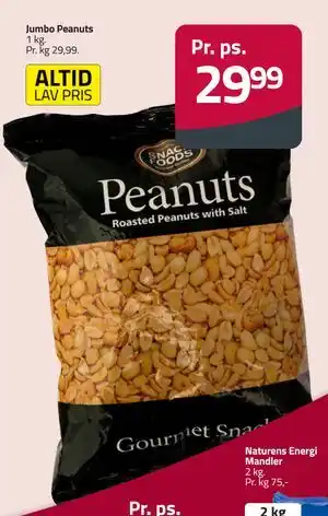 Fleggaard Jumbo Peanuts tilbud
