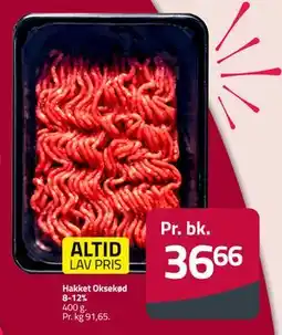 Fleggaard Hakket Oksekød 8-12% tilbud