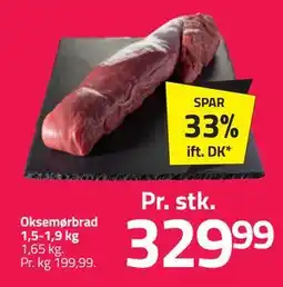 Fleggaard Oksemørbrad 1,5-1,9 kg tilbud