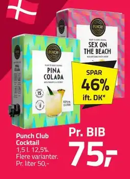 Fleggaard Punch Club Cocktail tilbud