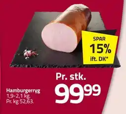 Fleggaard Hamburgerryg tilbud
