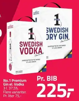 Fleggaard No.1 Premium Gin el. Vodka tilbud