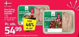 Fleggaard Rose Kylling Brystfilet el. Inderfilet tilbud
