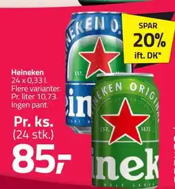Fleggaard Heineken tilbud