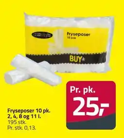 Fleggaard Fryseposer 10 pk. 2, 4, 8 og 11 l tilbud