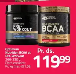 Fleggaard Optimum Nutrition BCAA el. Pre-Workout tilbud