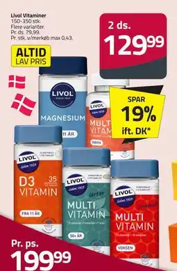 Fleggaard Livol Vitaminer tilbud