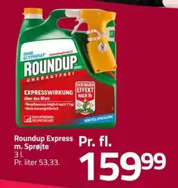 Fleggaard Roundup Express m. Sprøjte tilbud