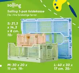 Bilka Salling 1-pak foldekasse tilbud