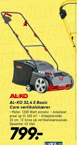 Bilka AL-KO 32,4 E Basic Care vertikalskærer tilbud