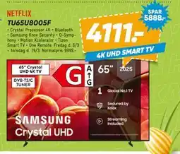 Bilka SAMSUNG TU65U8005F tilbud