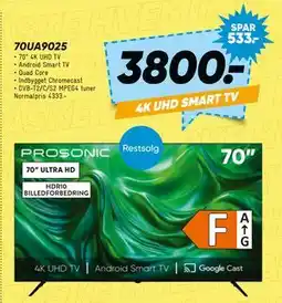 Bilka PROSONIC 70UA9025 tilbud