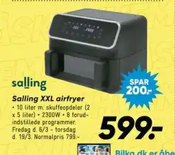 Bilka Salling XXL airfryer tilbud