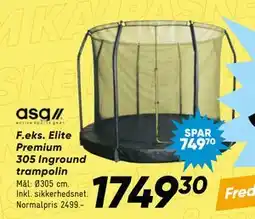 Bilka Elite Premium 305 Inground trampolin tilbud